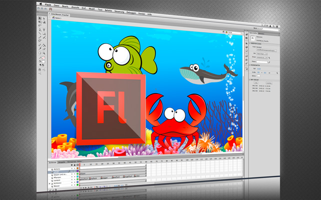 Animation und Interaktivität mit Adobe Flash